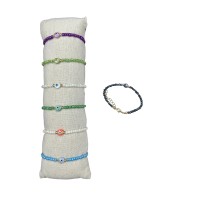 Lot de 35 Bracelets nacrés Oeil Ste Lucie